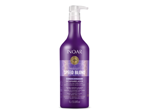 Inoar Speed Blond Conditioner Pilkinantis, spalvą koreguojantis kondicionierius 1000ml